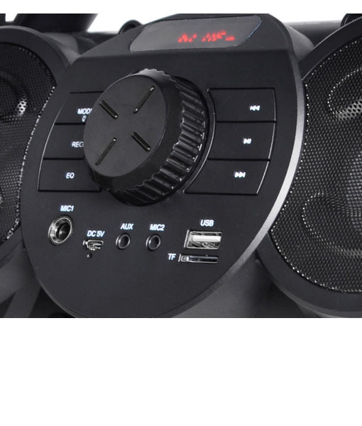 Boytone BT-18BK Portable Boombox – Bluetooth, FM Radio, USB, Hi-Fi Sound