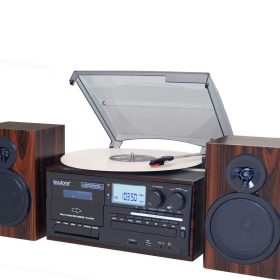 BT-28MB Classic Wireless Connection Turntable System - Mahogany-Black