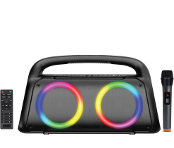 Alternative view of BT-61K BT Wireless Karaoke DJ Lights Speaker System